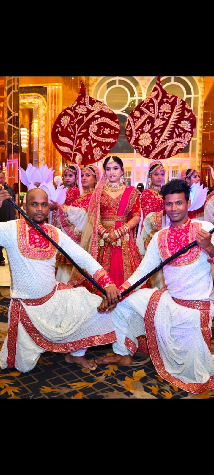 Premium wedding entry performance